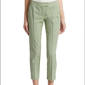 Akris Punto Green Cropped Pants Size 2